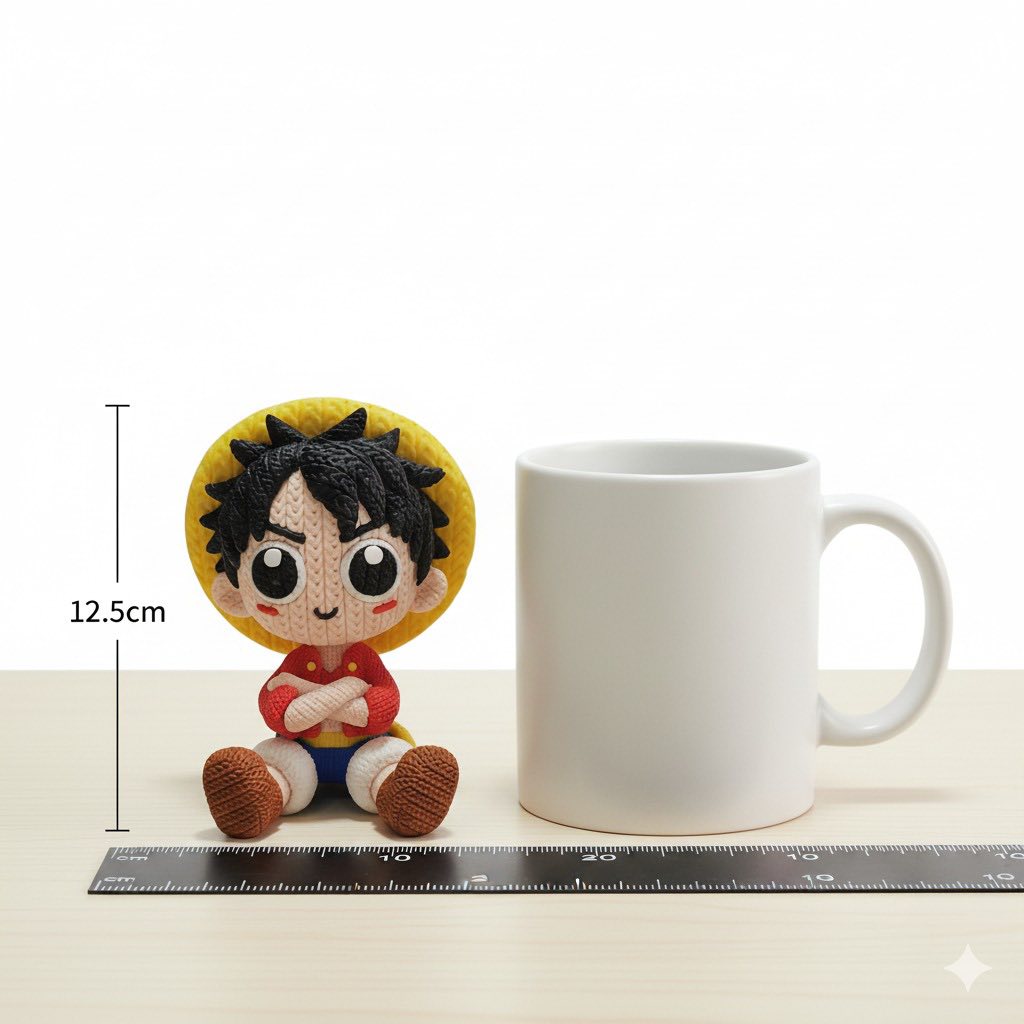 Luffy (One Piece) - Edición Puntada 3D