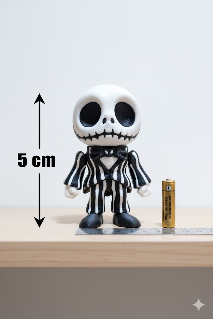 Jack Skellington - Edición Miniatura 3D