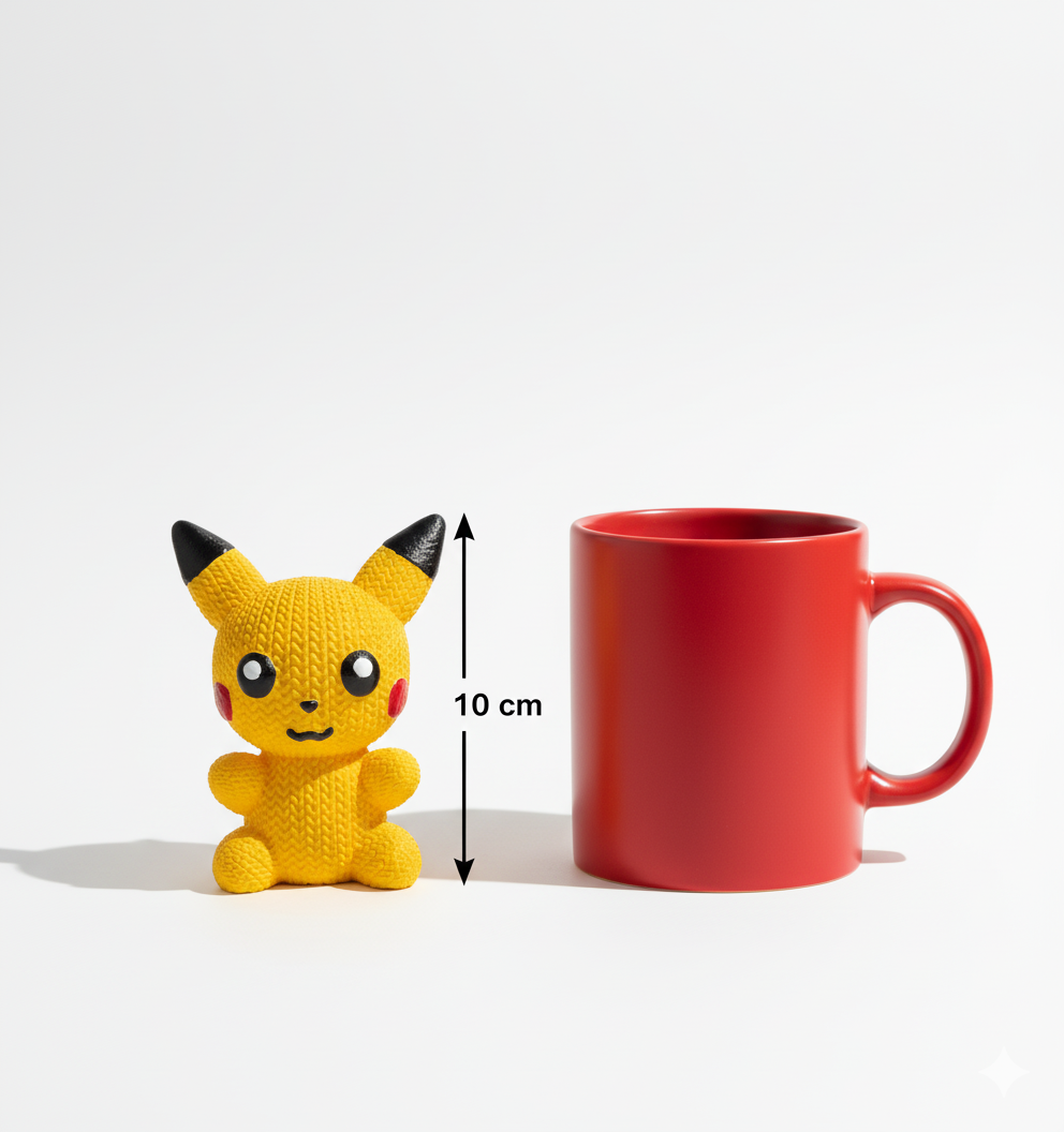 Pikachu - Edición Puntada 3D