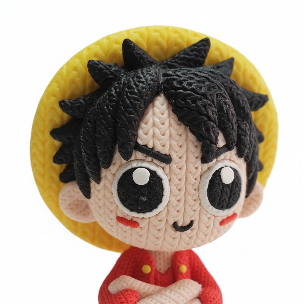 Luffy (One Piece) - Edición Puntada 3D