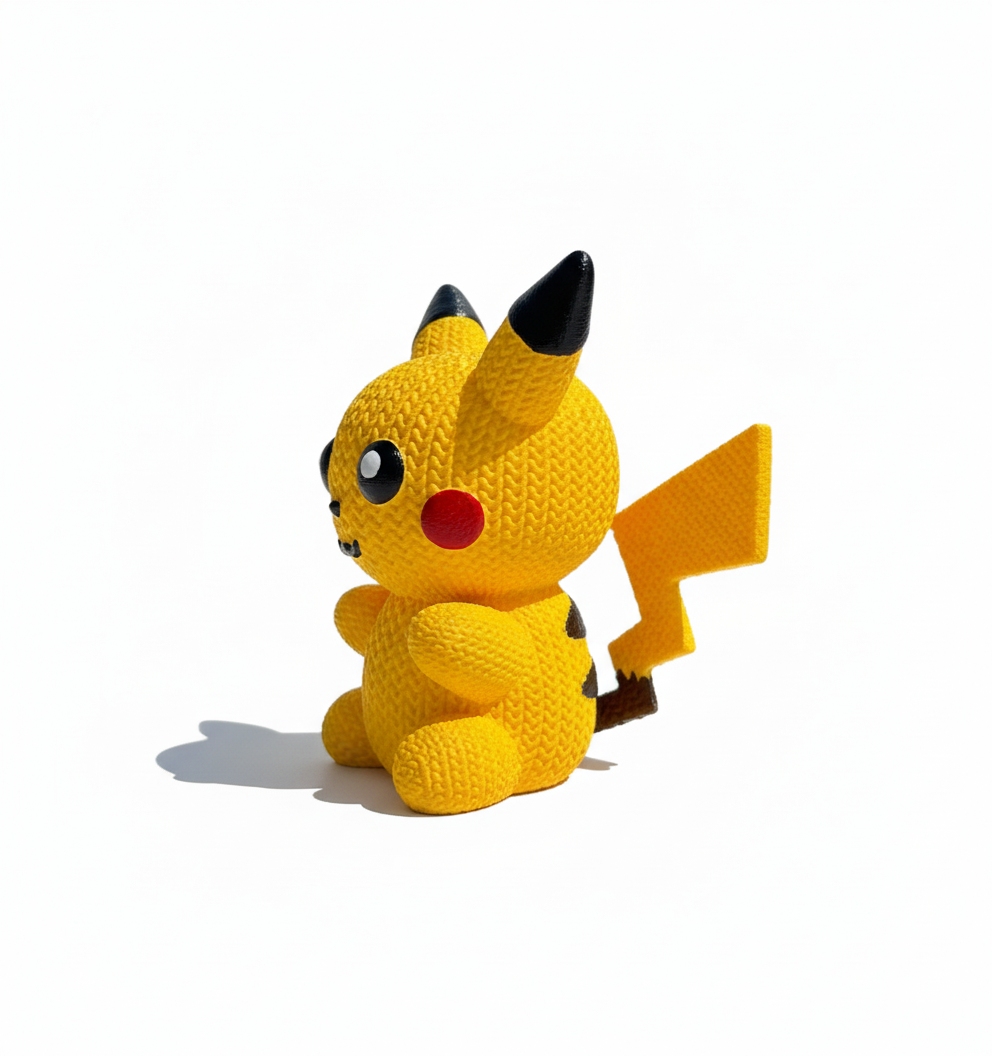 Pikachu - Edición Puntada 3D