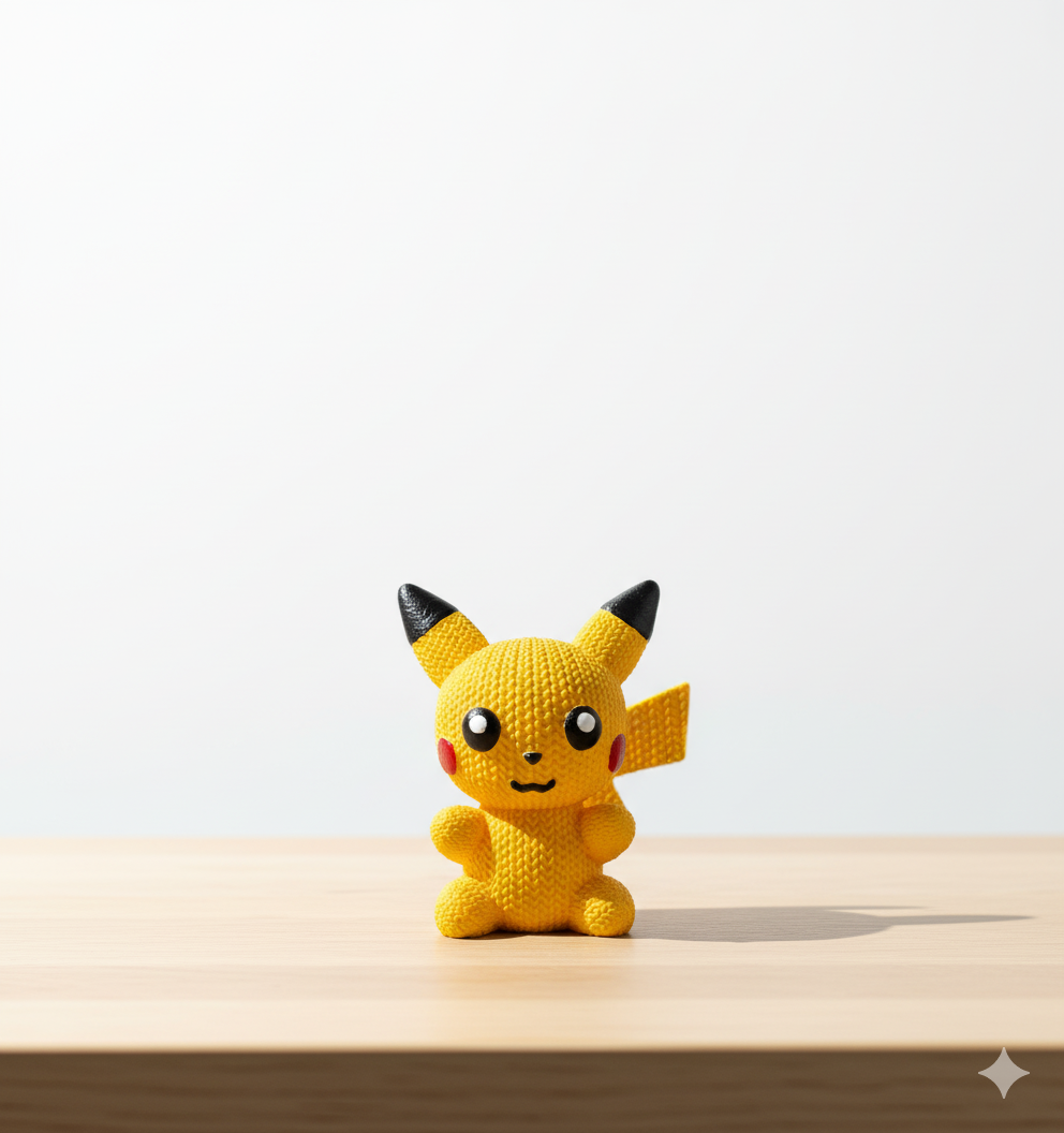 Pikachu - Edición Puntada 3D